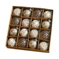 thumbnail image 2 of Adornos de bolas de Navidad BLESIY 16 piezas irrompibles para árbol de Navidad y decoración, 2 of 8