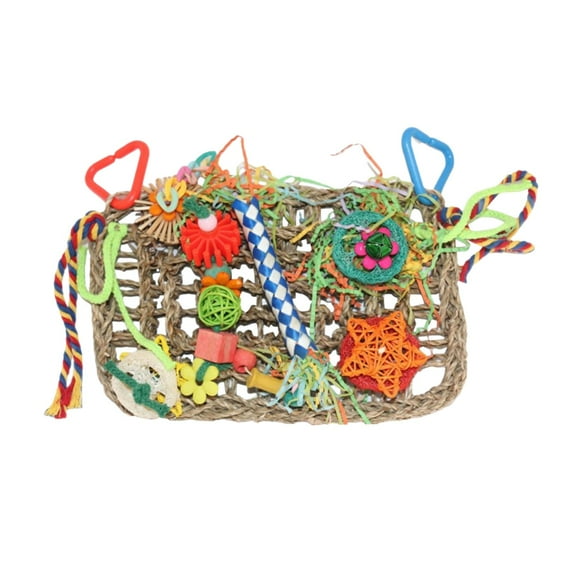 Esquirla Bird Foraging Wall Toys Bird Activity Wall Toy for Budgie Love Birds Finches B