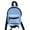 Light blue, variant on Dmlowu School Backpack Large Capacity Travel Backpack Lightweight Sturdy Crossbody Bags for Women Men, 5x7.5 Inch Water Proof School Sling Bag for Business Hiking Trip
