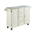 thumbnail image 3 of Homestyles Dolly Madison Wood Kitchen Cart in Off White, 3 of 22