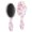 Pink Breast Cancer-1, variant on Pink Breast Cancer and Pioneer Flower Love Hair Brush,Girls Detangling Hair Brush,Glide Through Tangles with Ease for Wet & Dry Hair,8.8"X2.8"