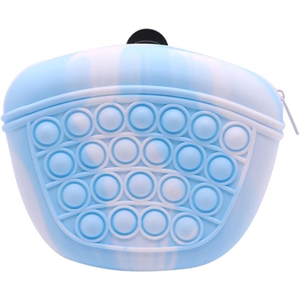 Bolsa de silicona para golosinas para perros, pequeña bolsa de entrenamiento, bolsa portátil impermeable para exteriores, riñonera para refrigerios