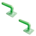 thumbnail image 3 of Matsuzay Estante de almacenamiento multifuncional con gancho montado en la pared, toallero de papel higiénico, estante de cocina, accesorios de Verde 2piezas, 3 of 6