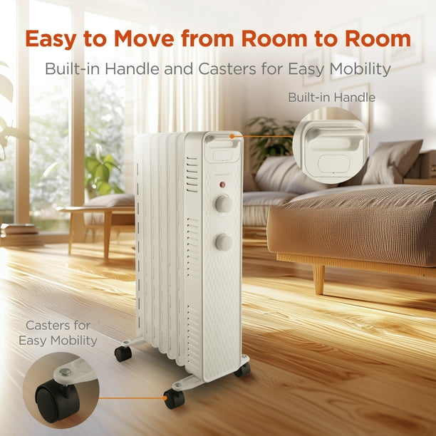 Mainstays Oil Heater - Compact heaters for appliance retail