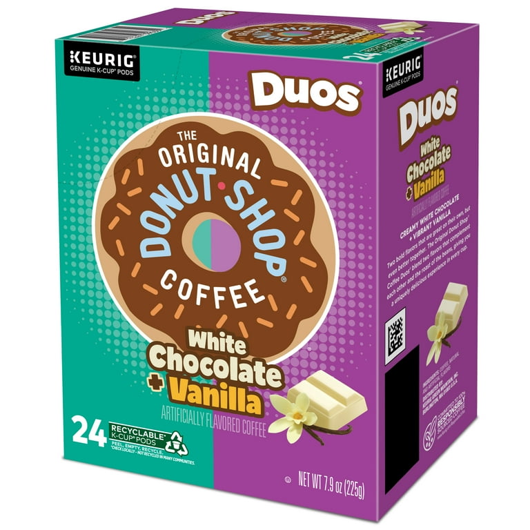 The Original Donut Shop, Duos White Chocolate + Vanilla Medium