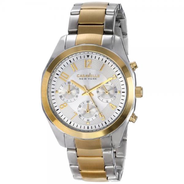 Bulova - Caravelle Ny Women's Chronograph Two-Tone Stainless Steel ...