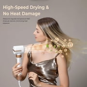 7-in-1 Hair Dryer Brush Set with Diffuser & Concentrator - Professional Ionic Hot Air Styler with Auto-Wrap Curler for Straight, Wavy & Curly Hair, Includes Storage Case