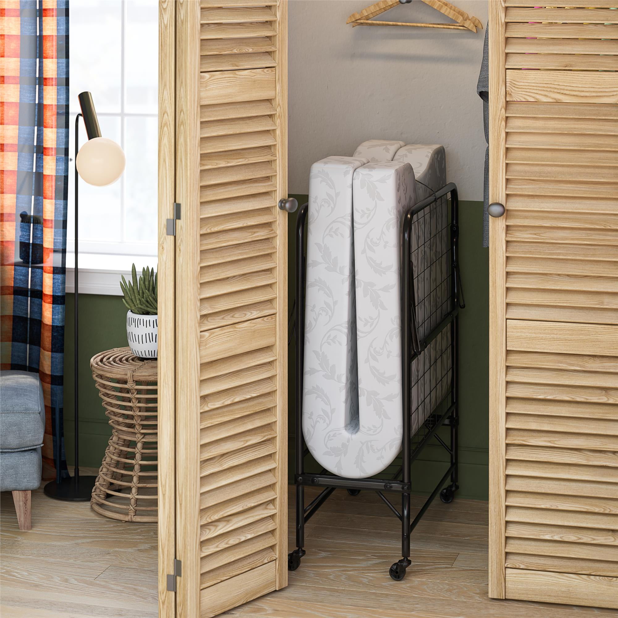 DHP Folding Rollaway Guest Bed with 5" Mattress, Twin