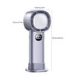 thumbnail image 3 of Ohufall Rechargeable Handheld Mini Fan USB Powered Silent Powerful Small Cooling Fan For Travel And Office, 3 of 5