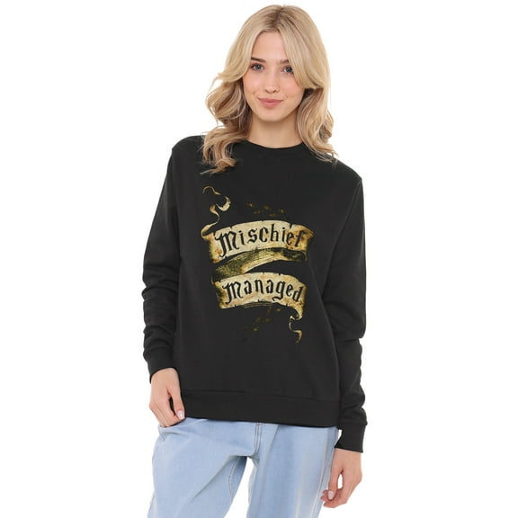 Harry Potter Mischief Managed Women's Crew Sweatshirt