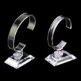 thumbnail image 3 of Pack Of 10 Transparent Watch Display Stand Holder, Watch Stand Transparent For Home Or Store Use, 3 of 5