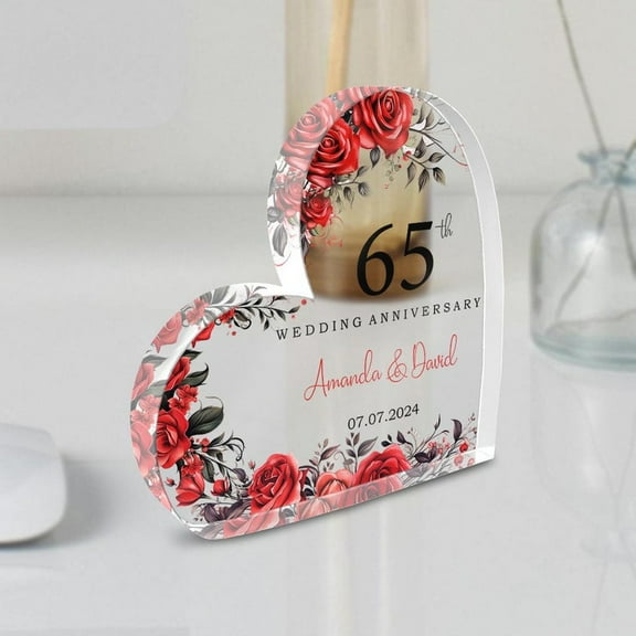 Personalised Sapphire 45th Anniversary Gift, Sapphire Anniversary Plaque, 45th Anniversary Gift for Husband Wife Parents, Anniversary Gifts