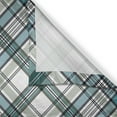 thumbnail image 3 of Ambesonne Checkered Kitchen Curtains, Modern Country Look, 55"x39", Aqua Pale Grey White, 3 of 3