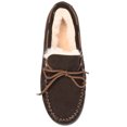 thumbnail image 4 of Territory Mens Meander Slip-on Genuine Sheepskin Moccasin Slipper, 4 of 9