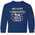 thumbnail image 3 of Inktastic My Aunt Graduated and I'm Super Proud Long Sleeve Youth T-Shirt, 3 of 5