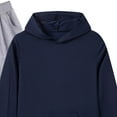 thumbnail image 3 of XZNPDUCQ Infant Toddler Little Girls Outfit Sweatshirt Long Sleeve T-Shirt Tops Pants Set Sweatsuit Fall Clothes Pajamas & Dailywear Set (3-4,Navy), 3 of 3