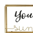 thumbnail image 6 of DecMode Sunshine, Home Glass Decorative Sign, 2-Pieces, 6 of 9