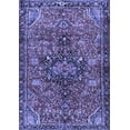 thumbnail image 1 of Ahgly Company Machine Washable Indoor Rectangle Persian Blue Traditional Area Rugs, 8' x 12', 1 of 4