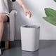 thumbnail image 5 of Bote de basura Wosthever minimalista 8L plástico verde, 5 of 6