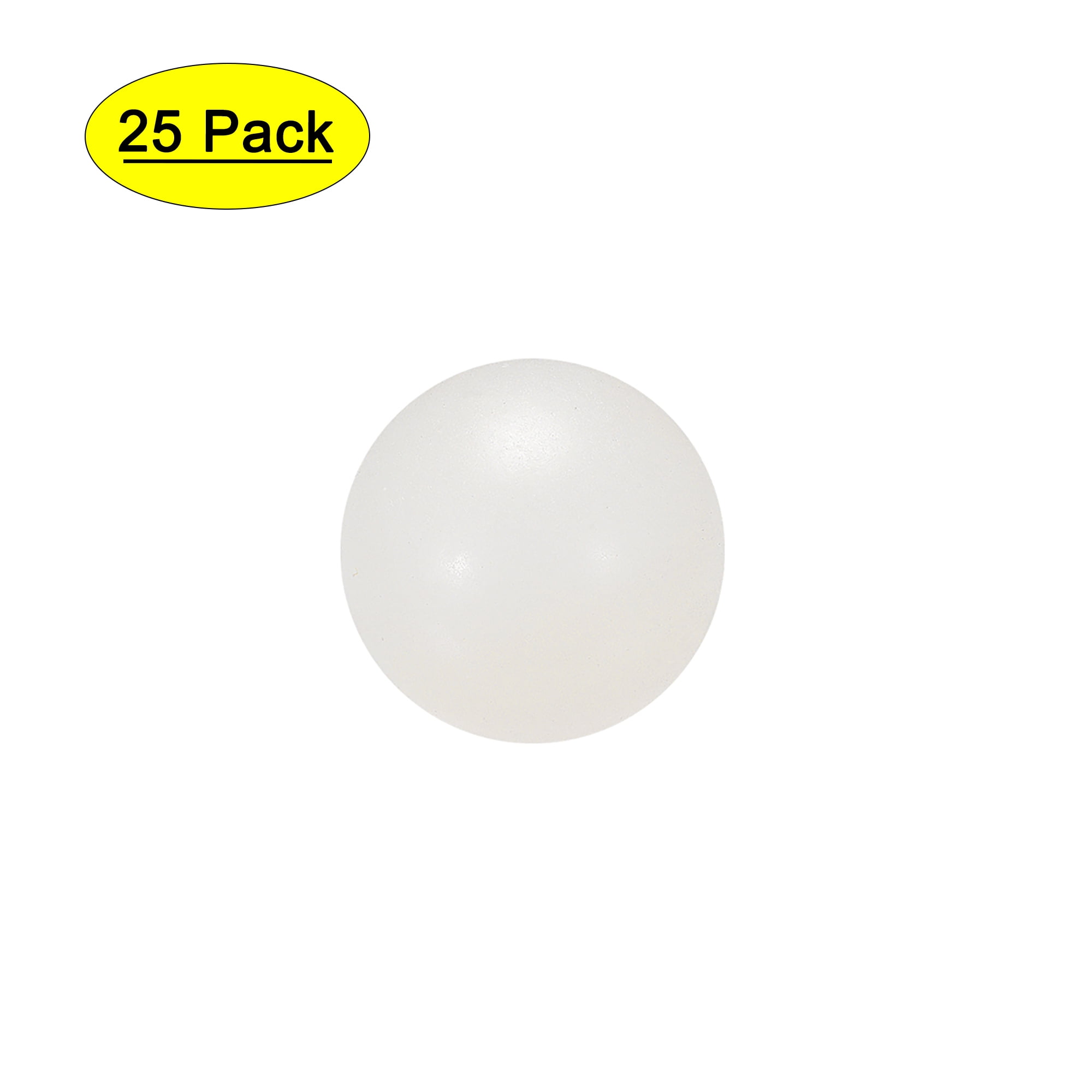 1/2inch PA Nylon Solid Plastic Balls Precision Bearing Ball 25 Pack