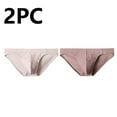 thumbnail image 3 of Mens Bikini Briefs, Men's Cotton Bikini Briefs - 2 Pack Moisture-Wicking Breathable Classic Bikini Underwear Briefs for Men M-2XL, 3 of 3