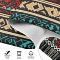 thumbnail image 6 of Yayeee Runner Rug for Bedroom 2'x6' Machine Washable Hallway Non Slip Mat, Tribal Geometric, 6 of 8