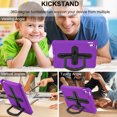 thumbnail image 2 of KYJX Kids Case for iPad (A16) 11th/10th Generation 11"/10.9" 2025/2022 Case with Shoulder Strap, Shockproof Handle Kickstand, Purple, 2 of 7