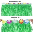 thumbnail image 6 of 8 Pack Hula Skirt Kit for Women Men Hawaiian Luau Party Supplies Grass Skirt Kit, 6 of 7