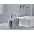 thumbnail image 2 of Joseph Joseph EasyStore Stainless-Steel Toothbrush Holder Bathroom Storage Organizer Caddy, Large, 2 of 5