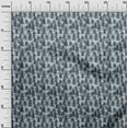 thumbnail image 3 of oneOone Cotton Poplin Twill Gray Fabric Tropical Craft Projects Decor Fabric Printed By The Yard 56 Inch Wide, 3 of 4