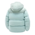 thumbnail image 7 of Puffer Jacket Men Hooded Long Sleeve Solid Color Thick Velvet Lined Casual Jacket Warm Winter Coat for Cold Protection, 7 of 7