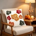 thumbnail image 6 of Fall Embroidered Pillow, Maple Leaf Cushion, Halloween Sofa Decor, Tufted Textured Design and Festive Themed Patterns for Living Room Sofas, Bedroom Accents, and Party Settings, 6 of 6