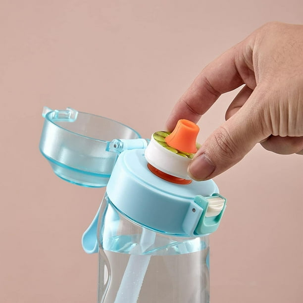 Upgrade Sports Air Water Bottle BPA Free Starter up Set Drinking Bottles 650ML Fruit Fragrance Water Bottle with 4 Flavour pods 0 Sugar Water Cup for Gym and Outdoor Gift 4 Pods F Bodega