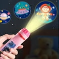 thumbnail image 7 of HIBIBUD Kids Flashlight,Fun Projector Lamp Flashlights for Kids,Soft Lighting Small Flashlight,Pink, 7 of 7