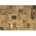 thumbnail image 1 of Ahgly Company Indoor Rectangle Patchwork Brown Transitional Area Rugs, 3' x 5', 1 of 4