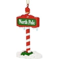 thumbnail image 6 of Tree Buddees The North Pole Sign Covered in Snow Christmas Tree Ornaments, 6 of 7