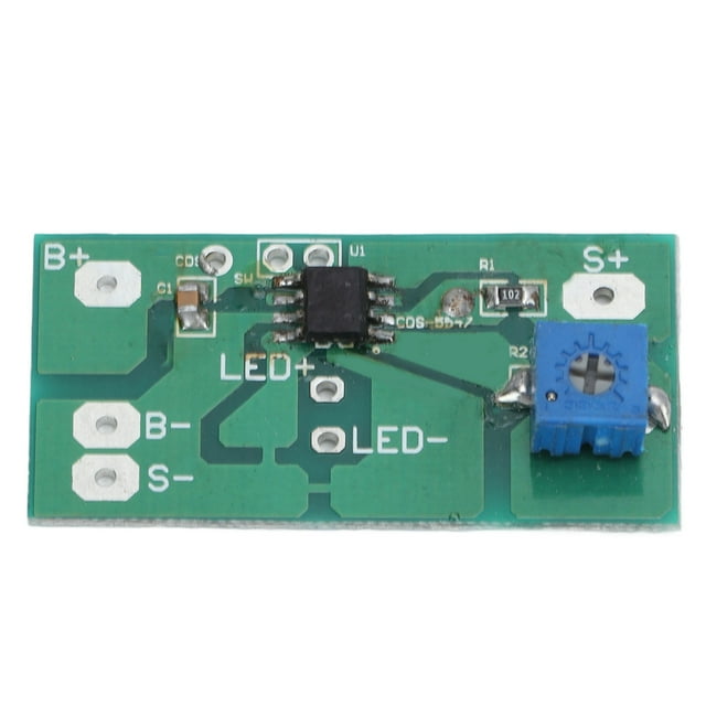 Circuit Imprimé de Lumière Solaire, Vis de Réglage Pratique Module de Contrôleur de Lumière de Pelouse Solaire Stable pour Contrôle de Circuit
