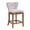 Weathered Oak/Sand, variant on ROME + OAK Carylnd Swivel Counter Stool, 26 in, Walnut, Saddle Brown Vegan Leather Seat