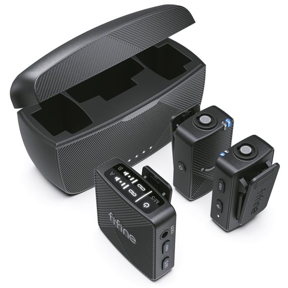 Micrófono Lavalier inalámbrico FIFINE M9 para iPhone/Android