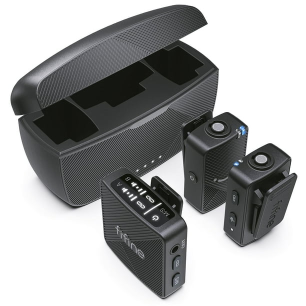 Micrófono Lavalier inalámbrico FIFINE M9 para iPhone/Android