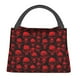 thumbnail image 1 of Fotbe Red Skulls Bolsa Térmica Portátil con Estampado, Bolsa de Entrega de Alimentos Aislada, Bolsa Reutilizable de Gran Capacidad para Comidas y Supermercado, 1 of 6