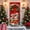 A, variant on Uutvery Christmas Door Cover​​ Large Santa Claus Xmas Decoration Double-sided Polyester Fabric for Outdoor Hanging Front Door Party Backdrop 35.4 x 70.9 Inches