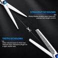 thumbnail image 5 of MTUYELI Hair Cutting Scissors Set - Professional Stainless Barber Scissors Hairdressing Shears Kit for Women Men Kids Pet Barber Salon Home, 5 of 6
