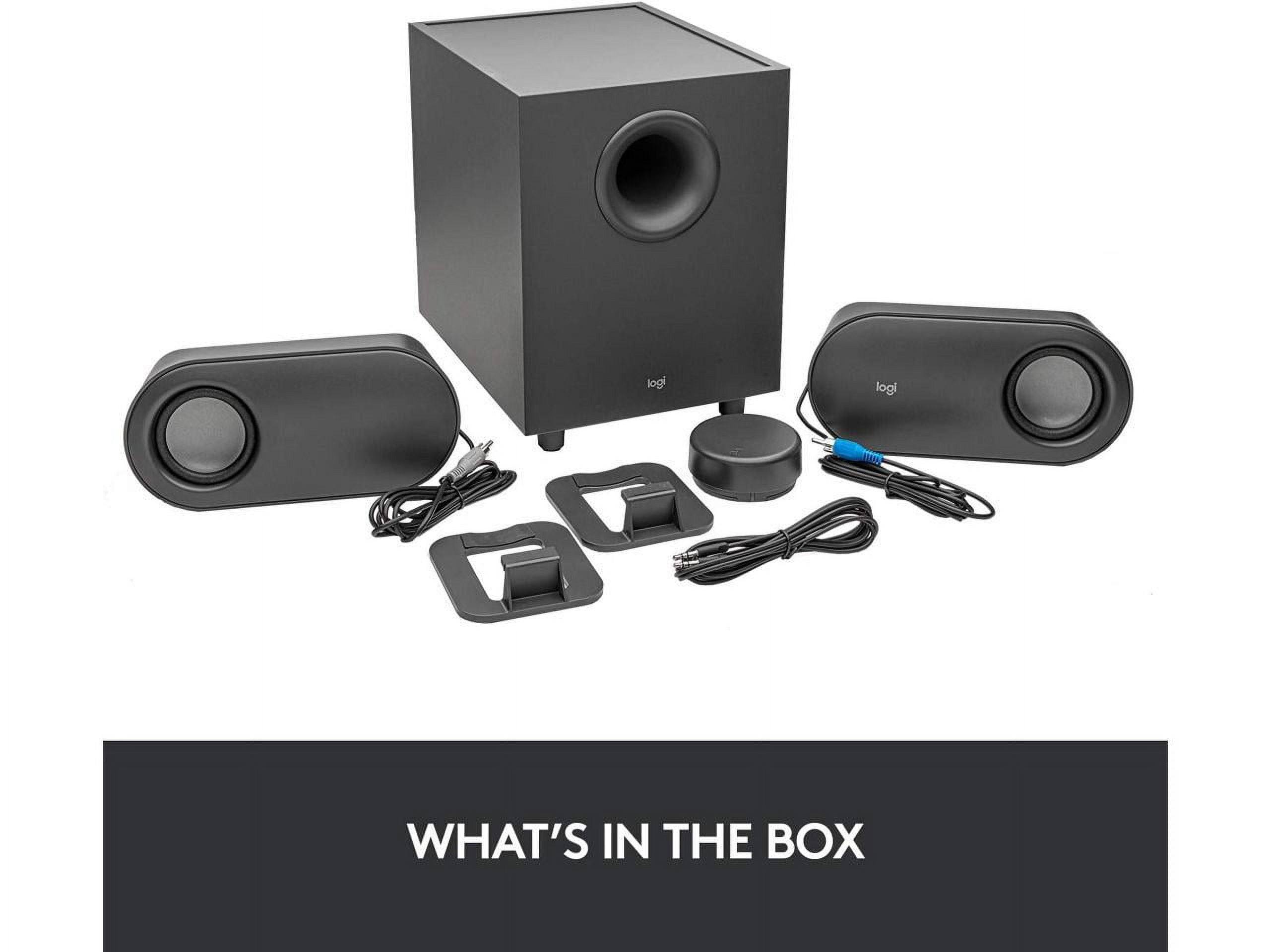 Logitech Z407 Computer Speakers with Subwoofer and Wireless Control, Immersive Sound, Premium Audio Multiple Inputs, USB Speakers - Walmart.com