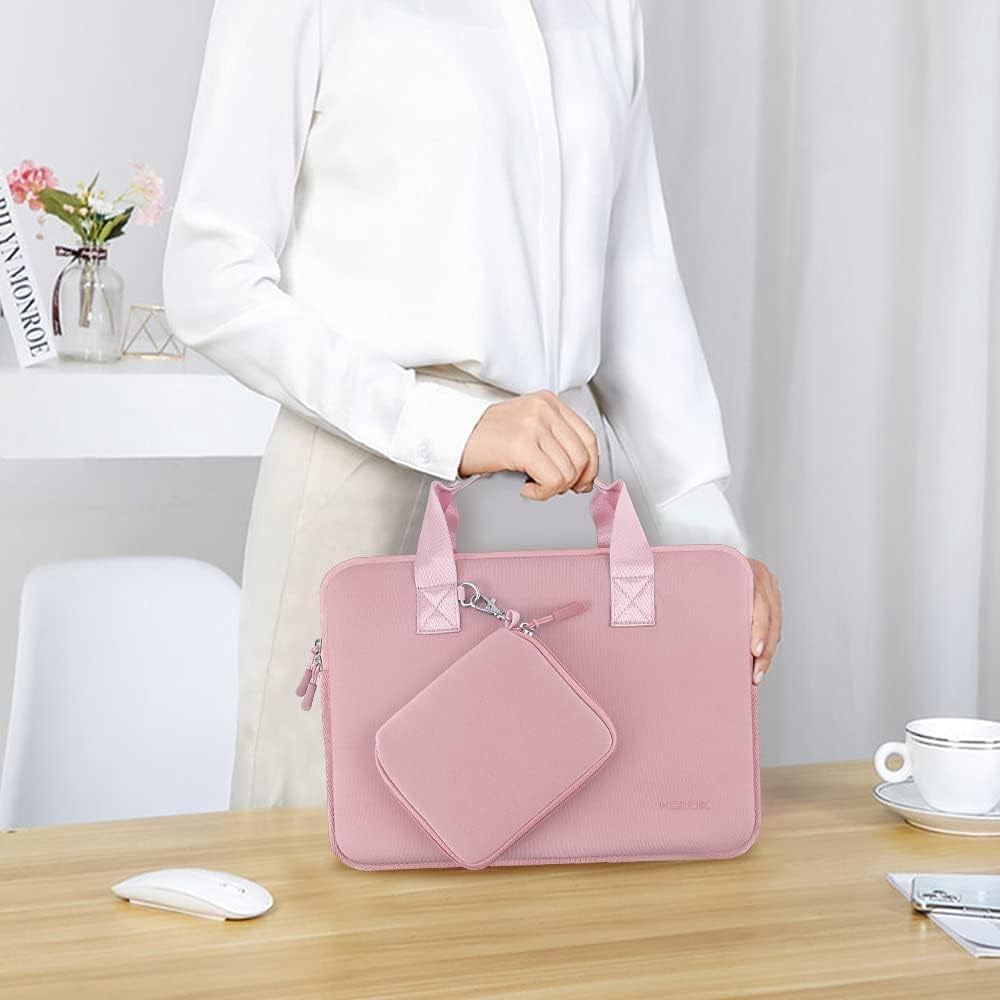 Laptop Sleeve 14 inch Case with Small Case, Compatible with MacBook Neo 14, MacBook Pro 14 M5/M4/M3/M2/M1, XPS 14 and Most 14 inch Notebooks, Neoprene Computer Handbag,P01K01
