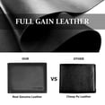 thumbnail image 2 of Cartera de piel Sigtrenx con bloqueo RFID plegable para hombre, color negro, 2 of 6