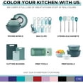thumbnail image 2 of COOK WITH COLOR 3-Piece Cutting Board Set, Non-slip Chopping Board Kitchen Utensils Set Home Essentials, Teal, 2 of 8