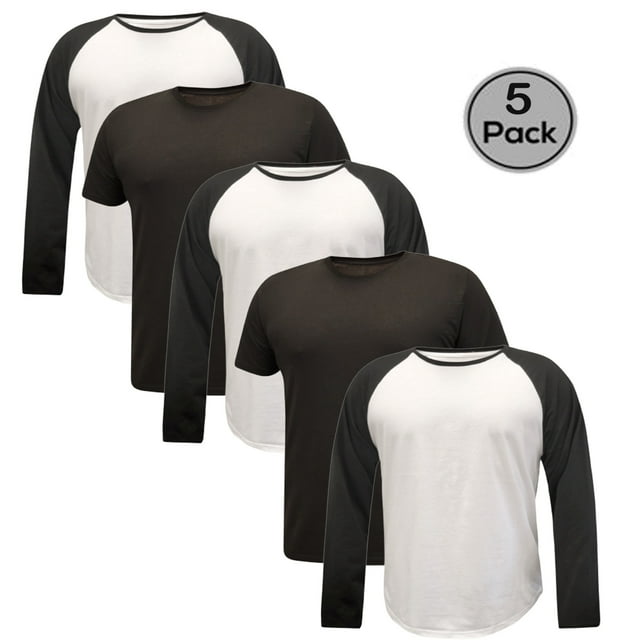 Blank Activewear , Lot de 5 T-Shirts pour Hommes, 50/50, Coton Polyester