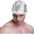 thumbnail image 2 of FYBTO Casquette de Natation Fleurs de Chat Adulte FYBTO Polyester, 2 of 4