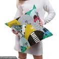 thumbnail image 5 of Ambesonne Colorful Fabric by the Yard Upholstery, Little Car on Dotted Hill, 1 Yard, Multicolor, 5 of 5